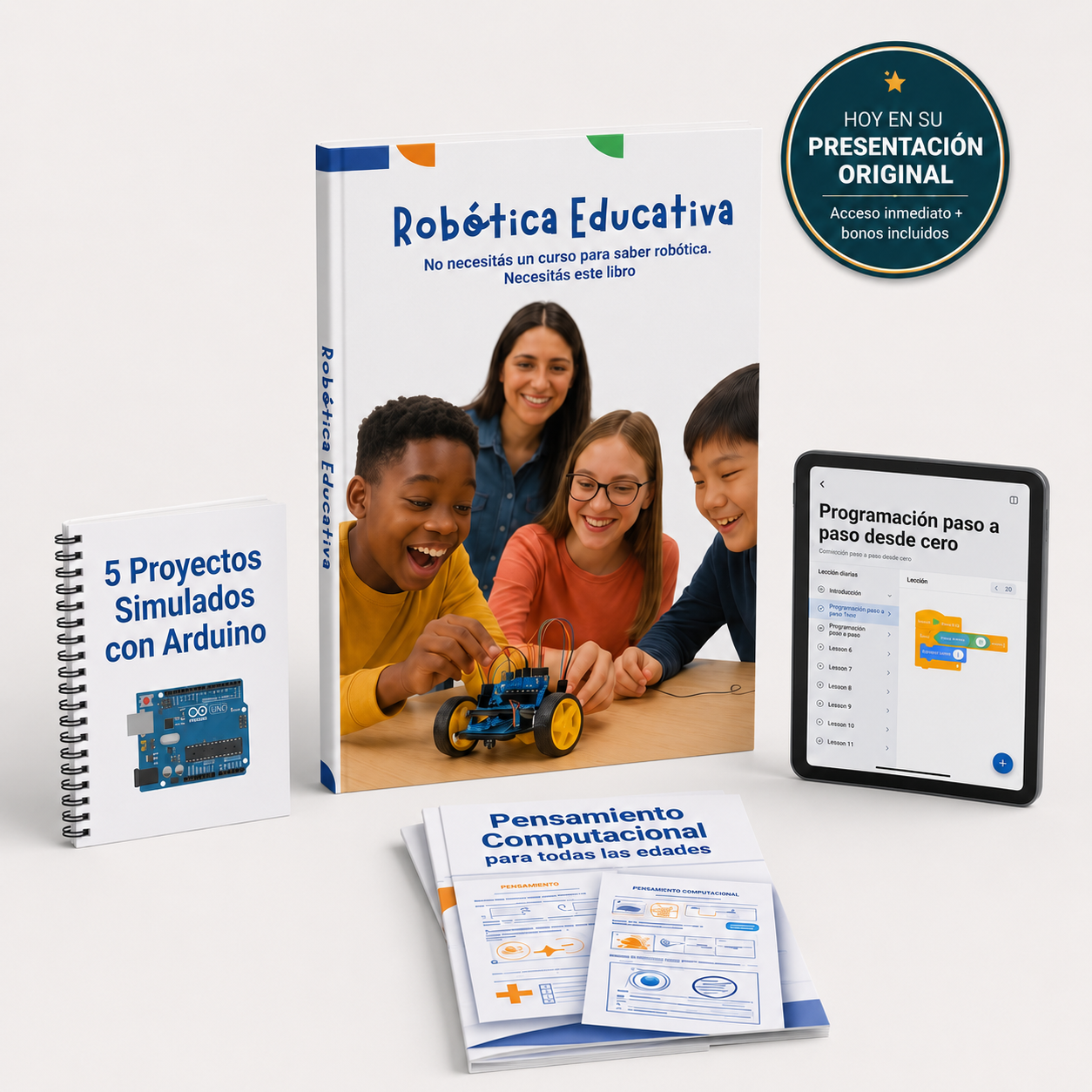 De cero a EXPERTO EN ROBÓTICA - Con proyectos reales y actividades listas para el aula + BONUS GRATIS